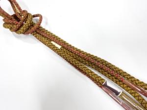 未使用品　正絹　手組帯締め